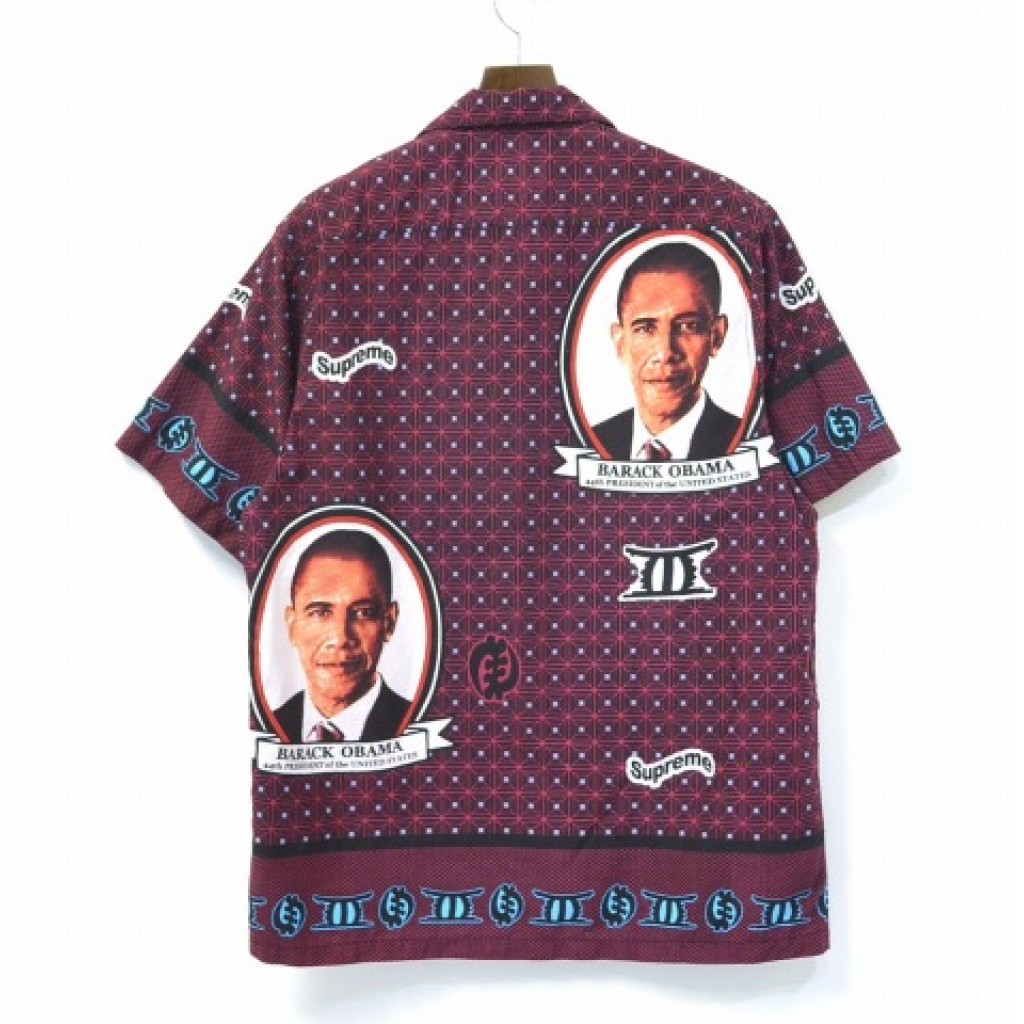 Obama in supreme outlet shirt